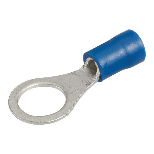 Narva Crimp Terminal Ring Blue Insulated 8.4mm 14 Pce - 56082BL