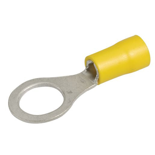 Narva Crimp Terminal Ring Yellow Insulated 9.5mm 10 Pce - 56092BL