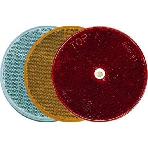 Narva Reflector Round Red 84mm 2 Pack - 84022BL