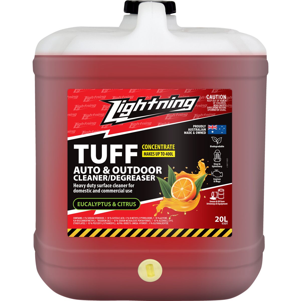 Lightning Tuff Degreaser & Cleaner 20Ltr - 930T