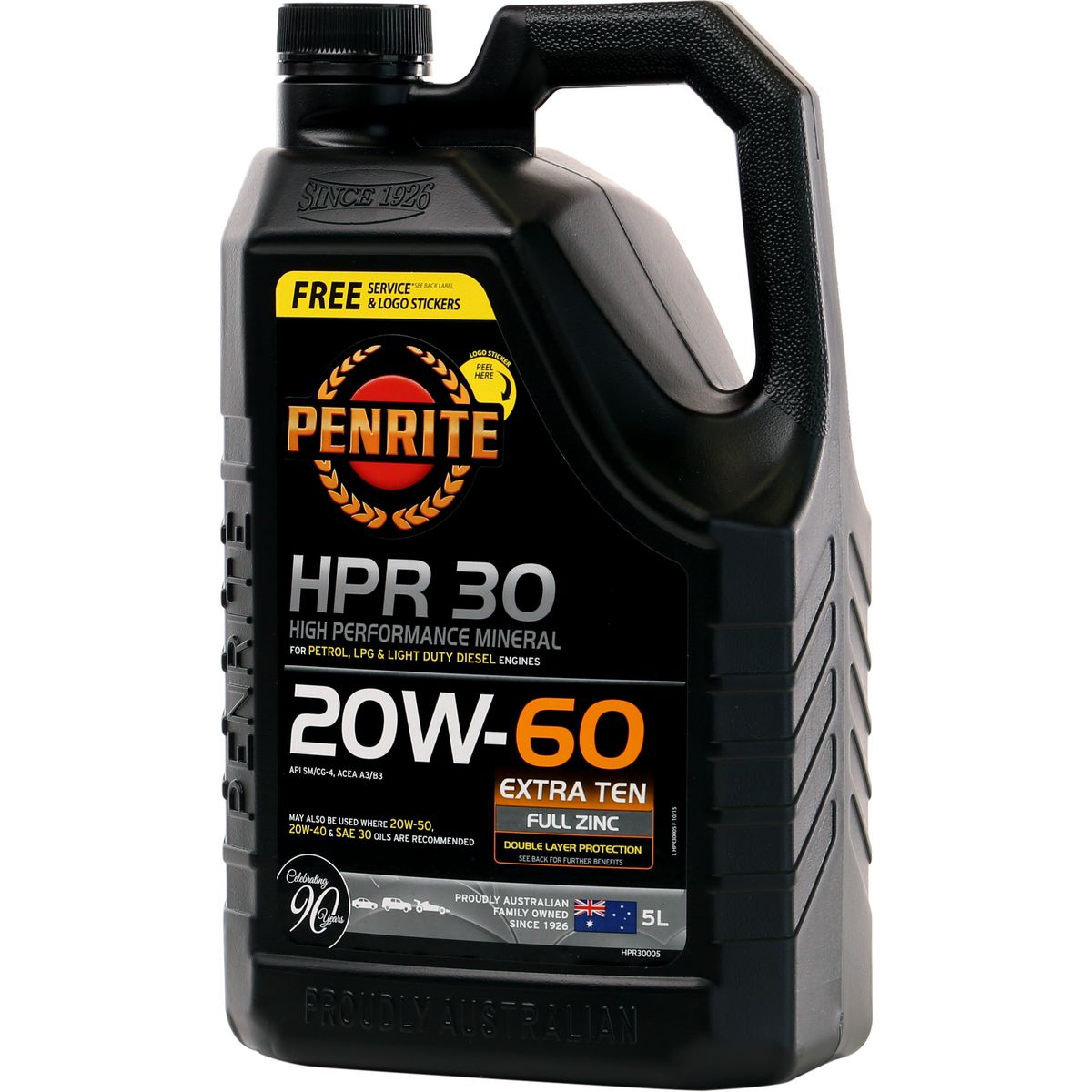 Penrite HPR 30 SAE 20W-60 Engine Oil 5L - HPR30005