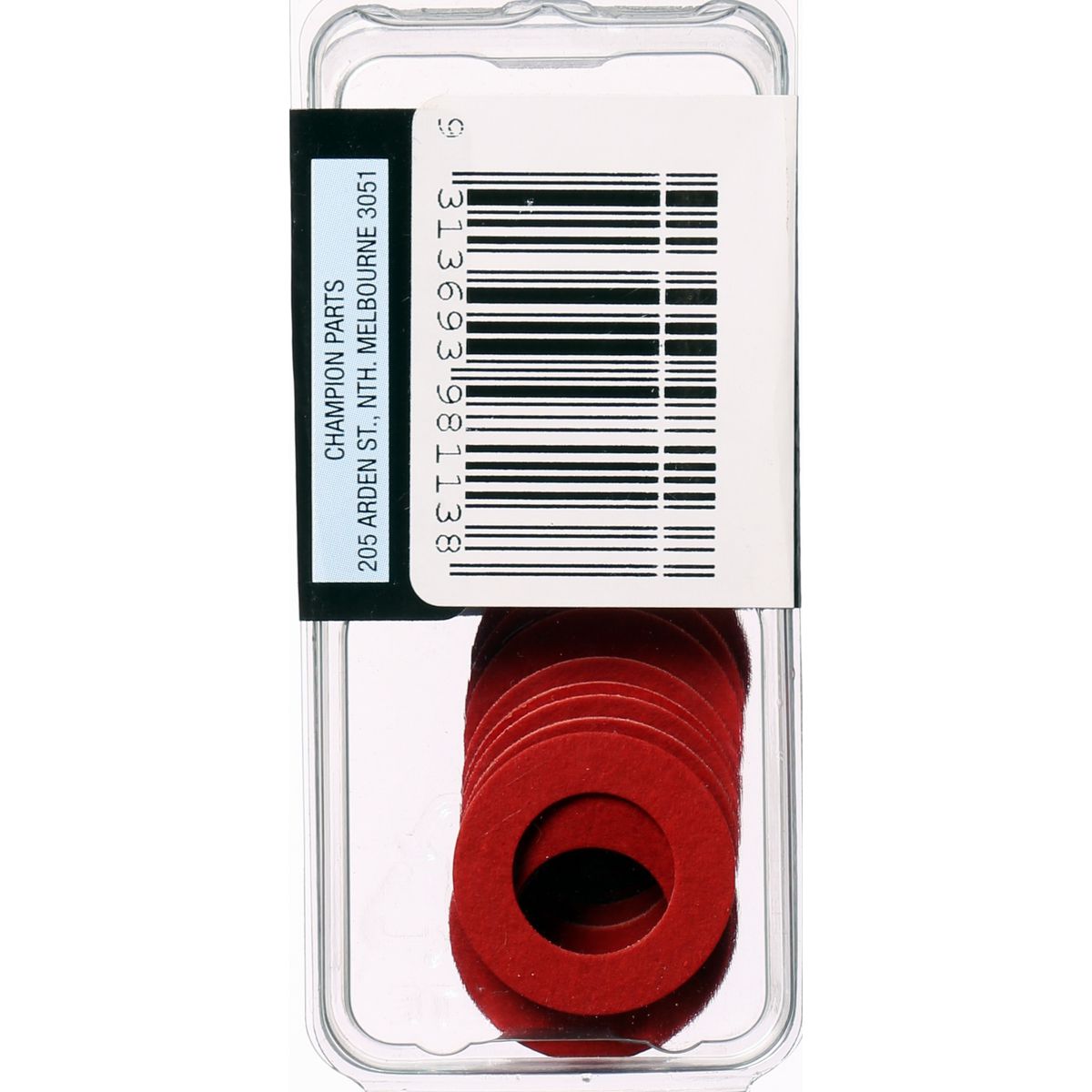 Champion Washer Flat Fibre 1/2in x 7/8in x 1/32in Red - BH113