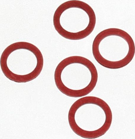 Champion Washer Flat Fibre M14 x 20mm x 2.4mm Red - BH634