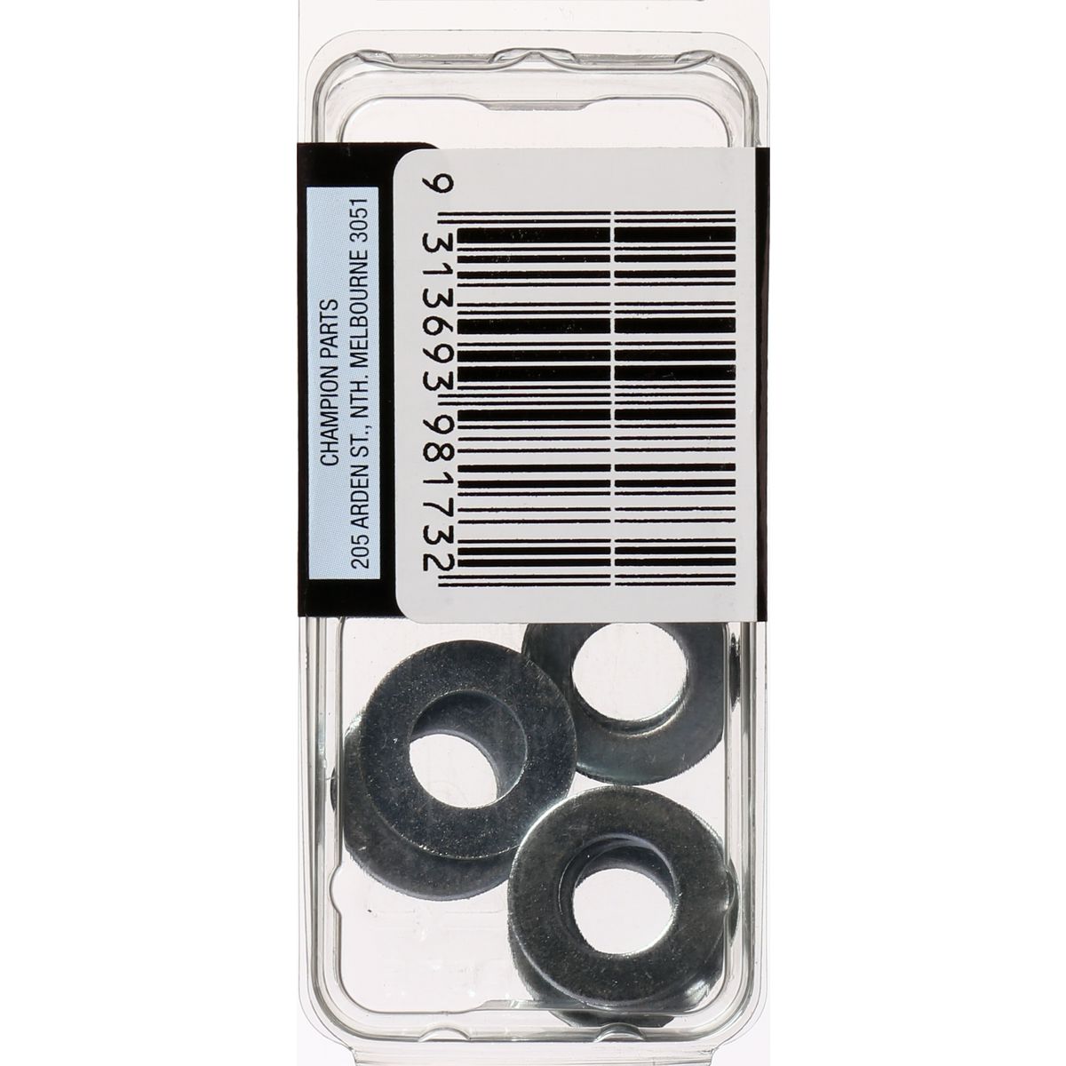 Champion Washer Flat Steel 3/8in x 3/4in x 16G Zinc Plated - BH173