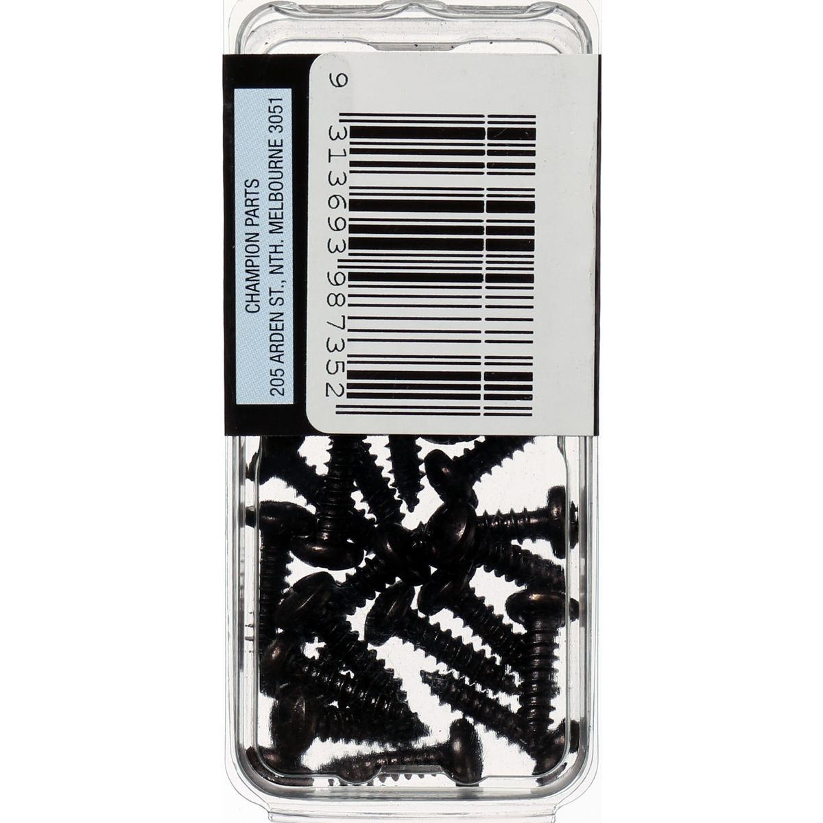 Champion Self Tapper Screw Pan Phillips 4.2 x 16mm Black - BH735
