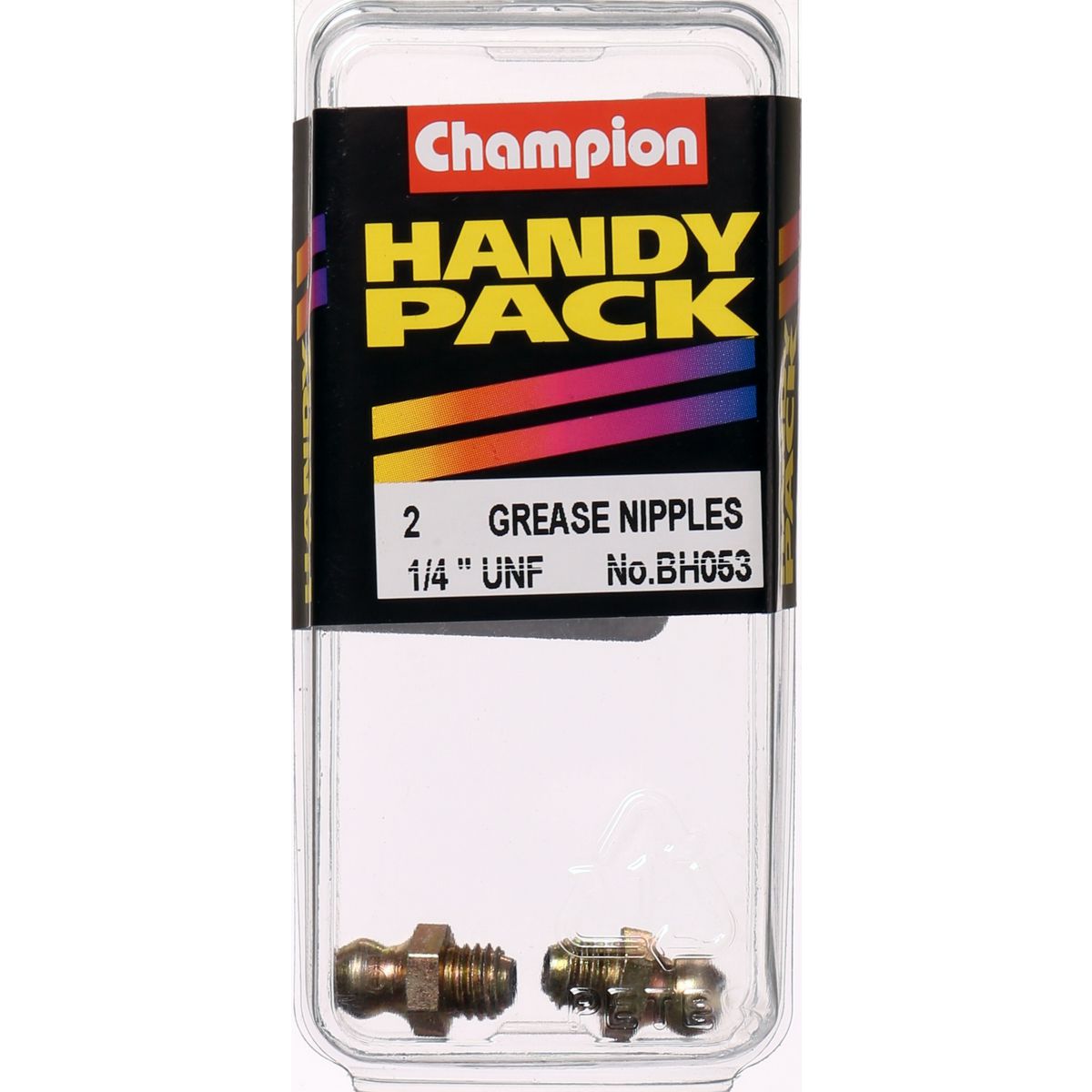 Champion Grease Nipple 1/4in UNF Straight - BH053