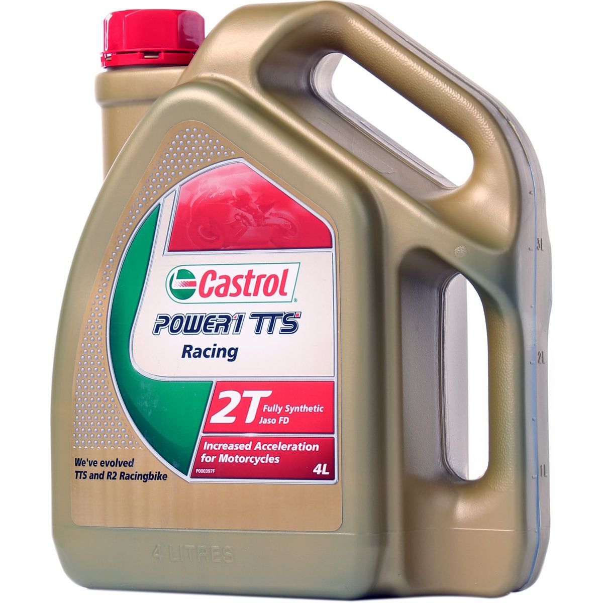Castrol TTS Racing 2 Stroke Motorcycle Oil 4L - 3356038