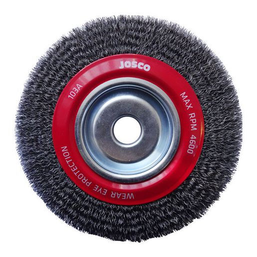 JOSCO Crimped Wire Brush Wheel Crimped 200mm - 103A