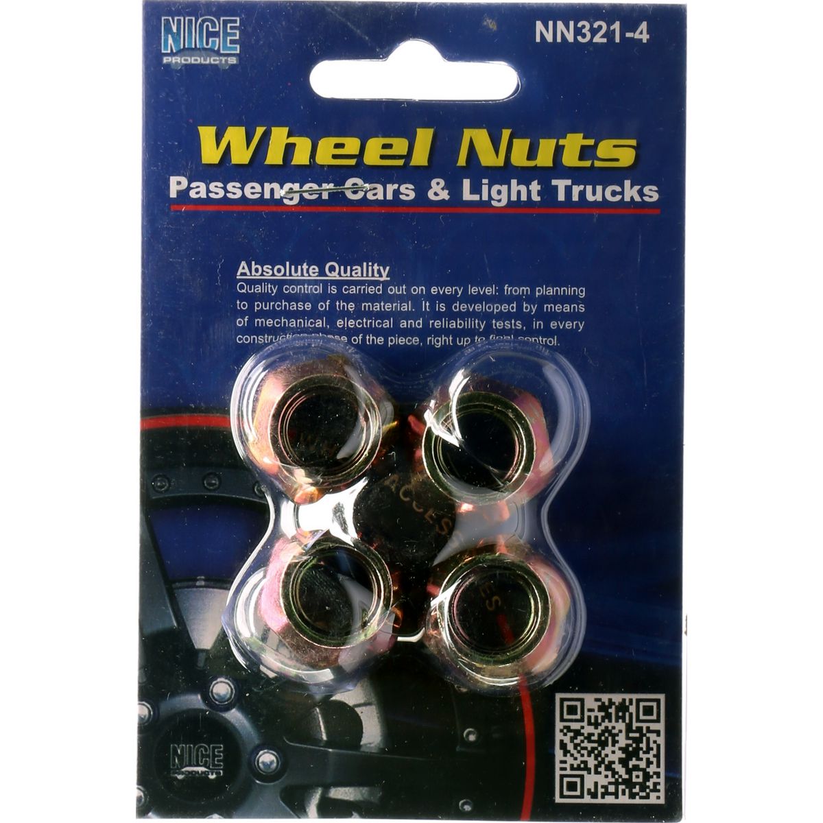 Nice Products Wheel Nut & Stud - NN321-4