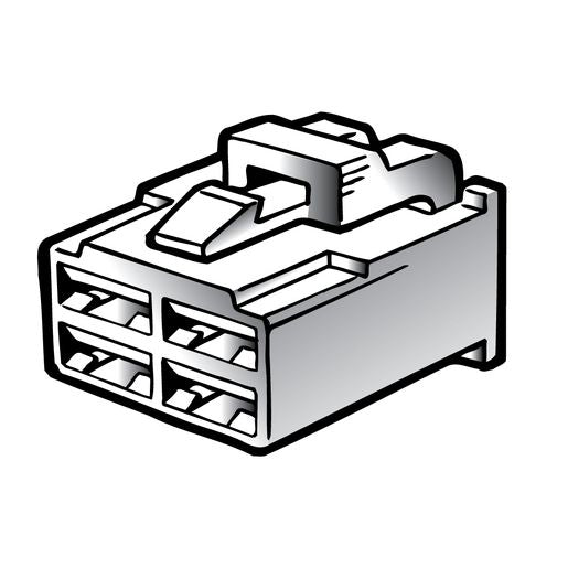 Narva QC Plug 4 Pole 10 Pack - 56254