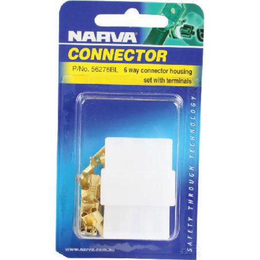 Narva QC Connector 6 Pole 1 Kit - 56276BL