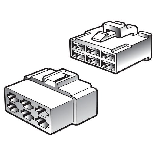 Narva QC Connector 8 Pole 1 Kit - 56278BL