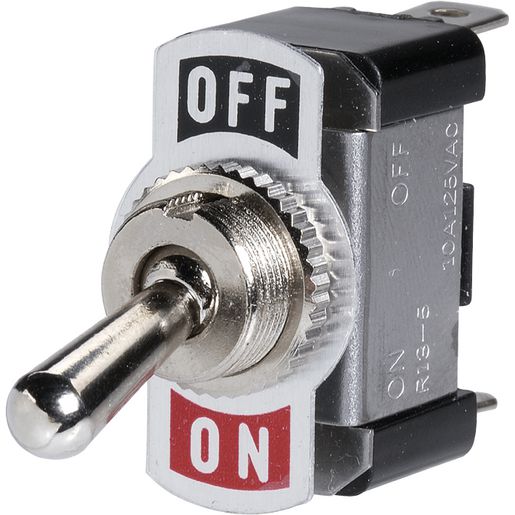 Narva Metal Toggle Switch Off/On SPST - 60060BL