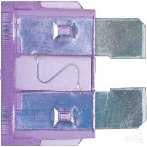 Narva Standard Blade Fuse 3A Violet 5 Pack - 52803BL