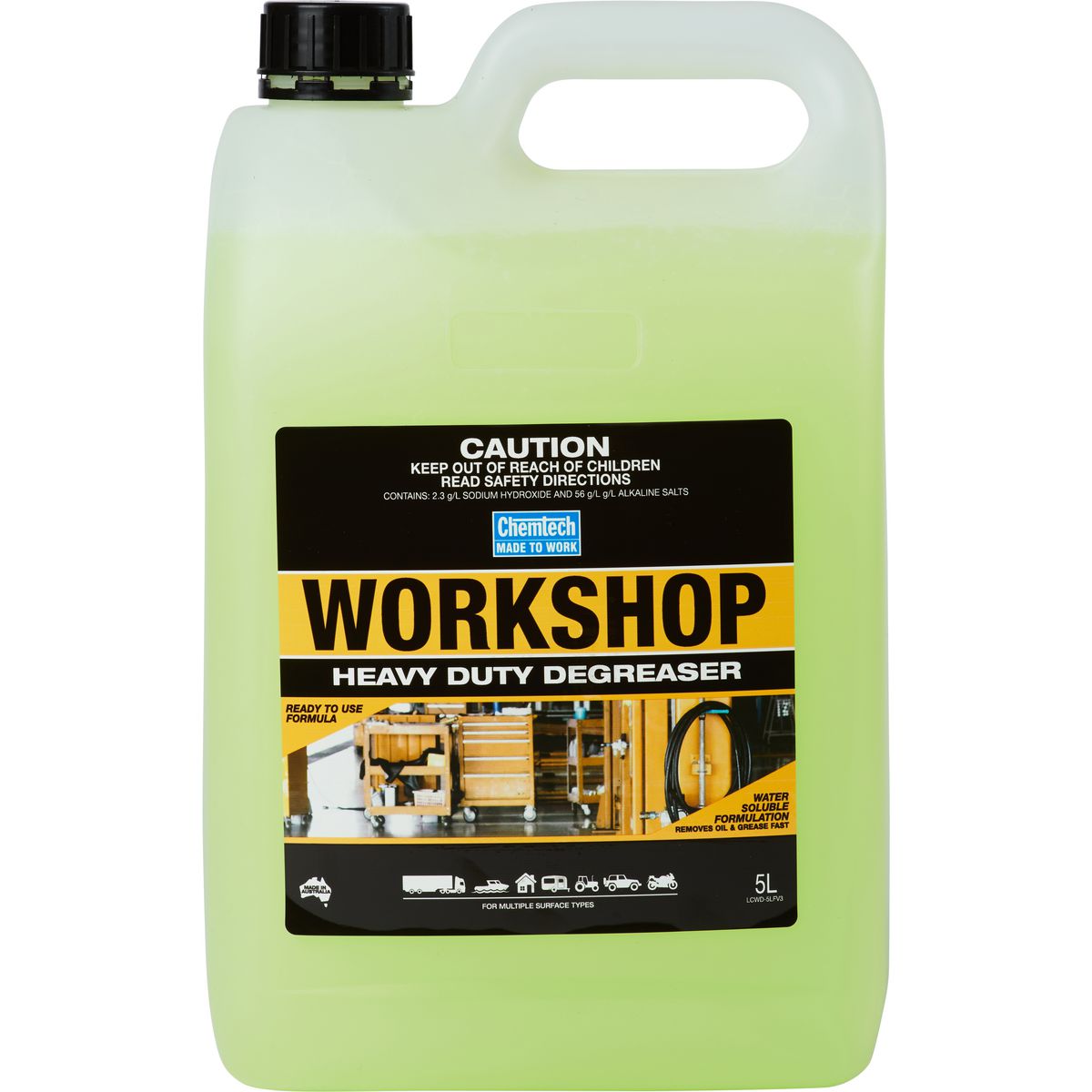 Chemtech Workshop Heavy Duty Degreaser 5L - CWD-5L