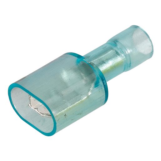 Narva Crimp Terminal Male Blade Blue Terminal Entry 6.3mm Poly Carbonate 8 Pce - 56012BL