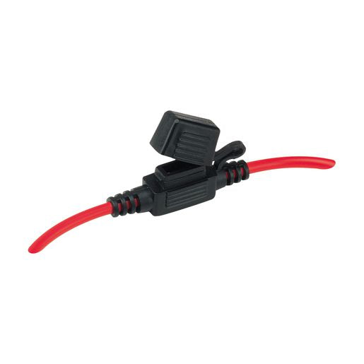 Narva In Line Mini Blade Fuse Holder 1 Way 30A 1 Pack - 54412BL
