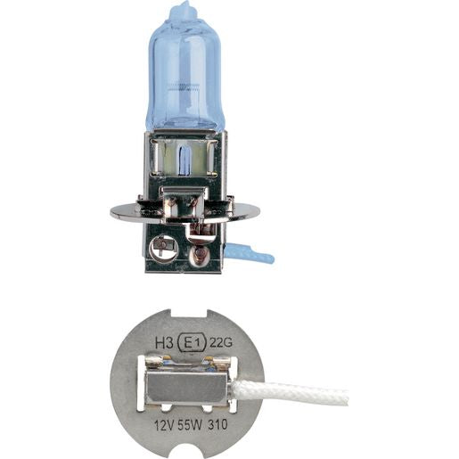 Narva H3 PK22s Arctic Blue Globe 12V 55W - 48633BL