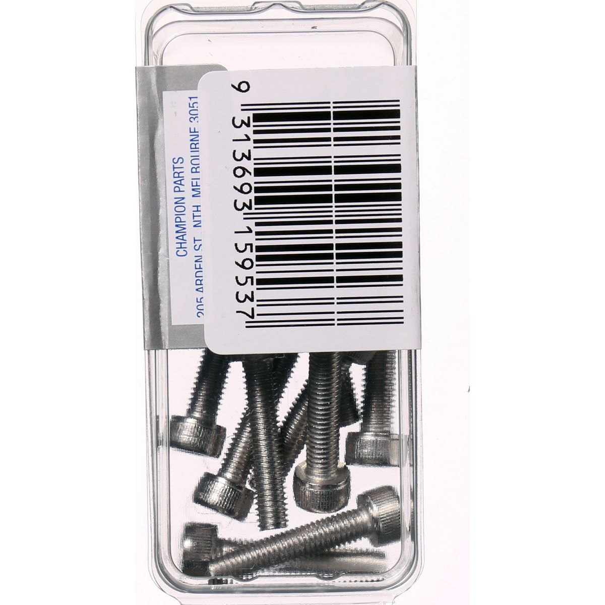 Champion Socket Head Cap Screw Stainless Steel M5x25mm 316/A4 - CSP52