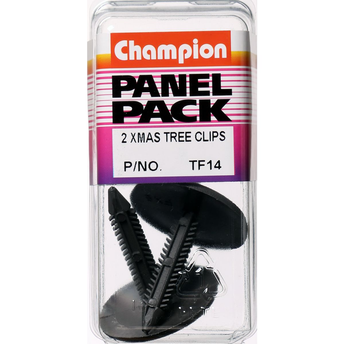 Champion Xmas Tree Clip Grey Len: 39.5mm Stem Dia: 7.5mm Head: 34.2mm - TF14