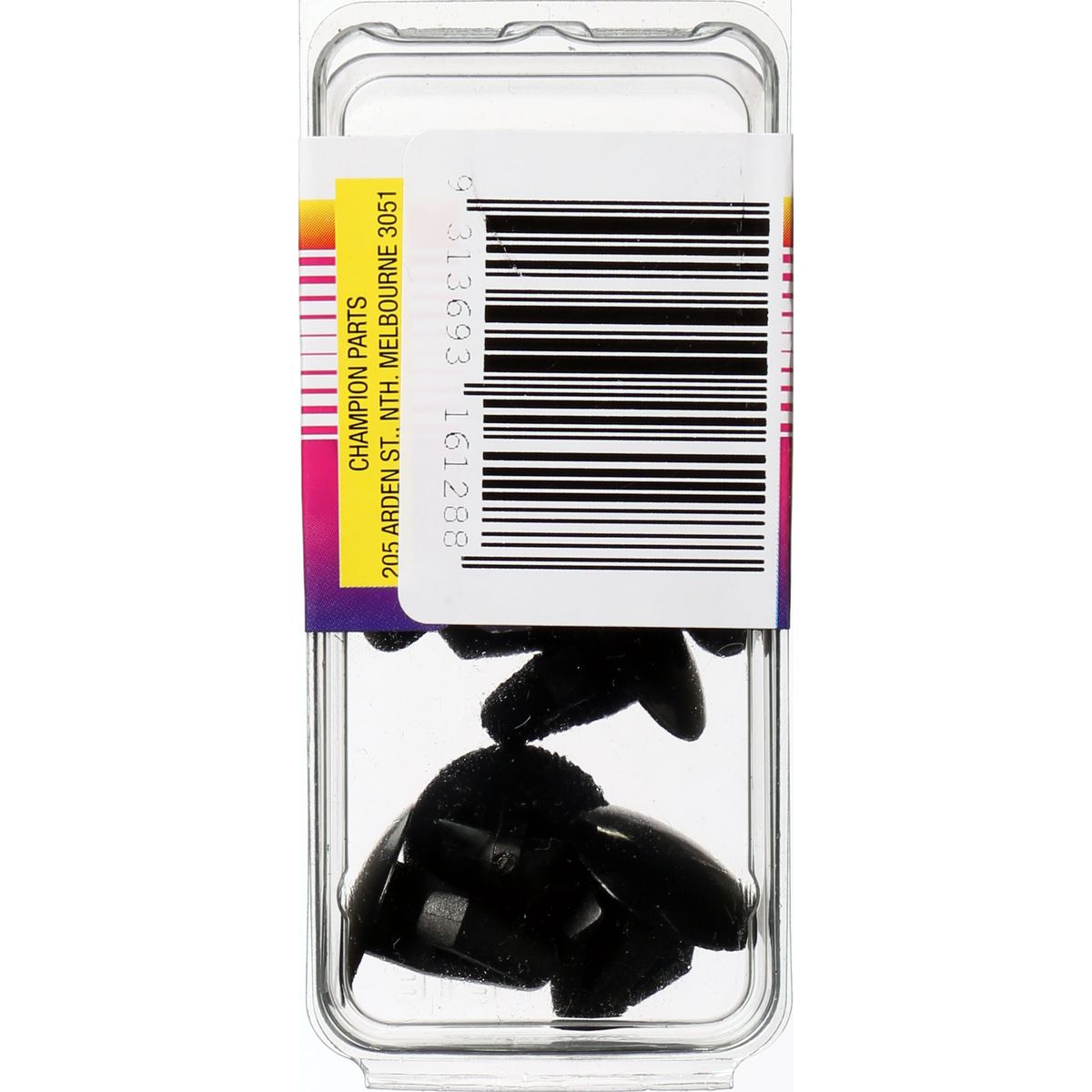 Champion Trim Anchor Black Len: 15mm Hole: 8mm Head: 18mm - TF24