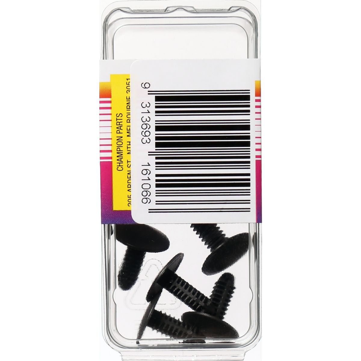 Champion Xmas Tree Clip Black Len: 18mm Stem Dia: 4.7mm Head: 16mm - TF2