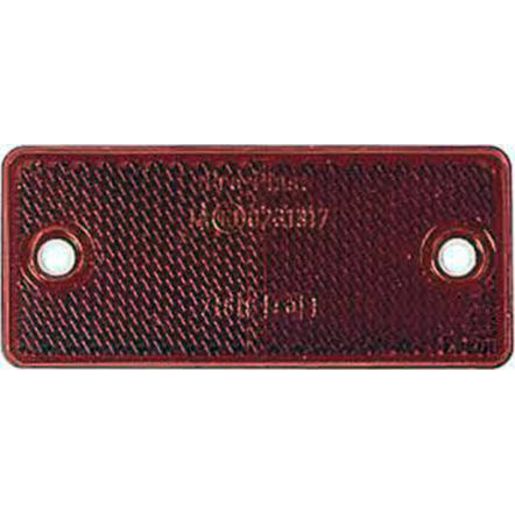 Narva Reflector Rectangle Red 40 x 90mm 2 Pack - 84032BL