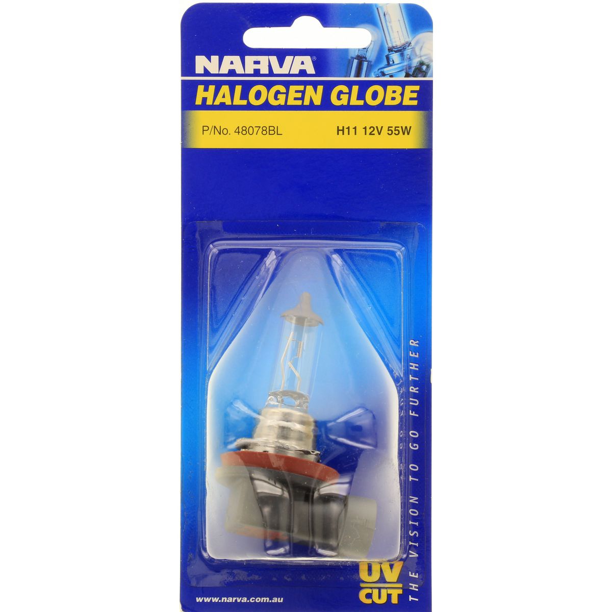Narva H11 Globe PGJ19-2 12V 55W - 48078BL