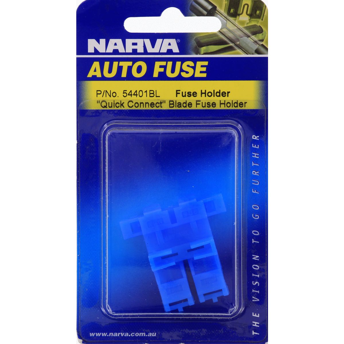 Narva In Line Fuse Holder Standard Blade 1 Way 20A 1 Pack - 54401BL