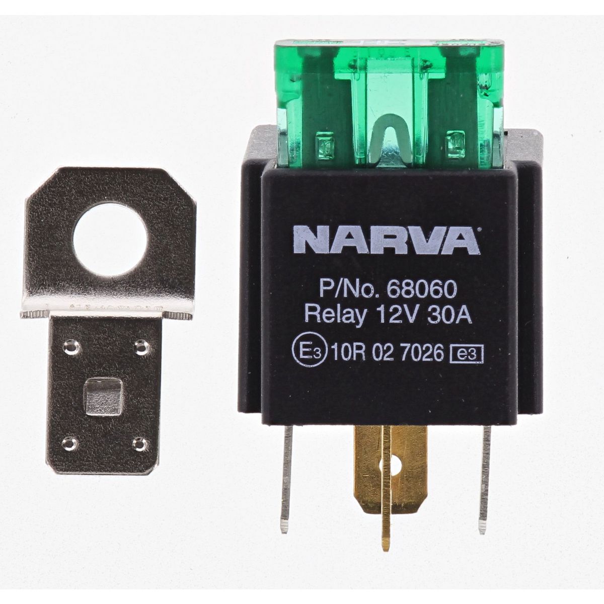 Narva Relay 12V 30A 4 Pin With 30A Fuse - 68060