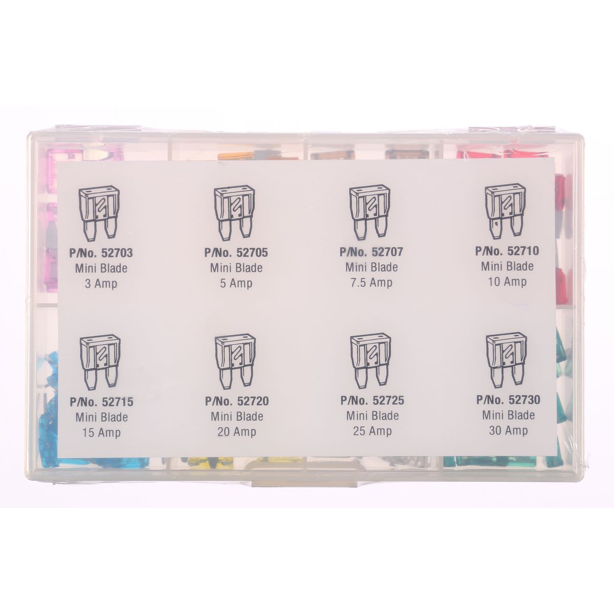 Narva Mini Blade Fuse Assortment 100 Pieces - 52016