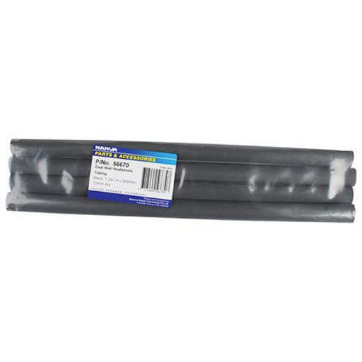 Narva Heat Shrink Dual Wall Black ID: 12mm Length: 1.2m - 56670