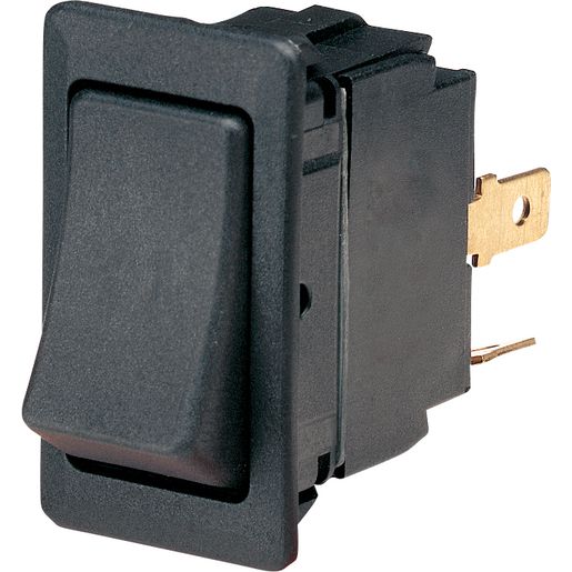 Narva Heavy Duty Rocker Switch Off/Momentary On SPST - 63050BL