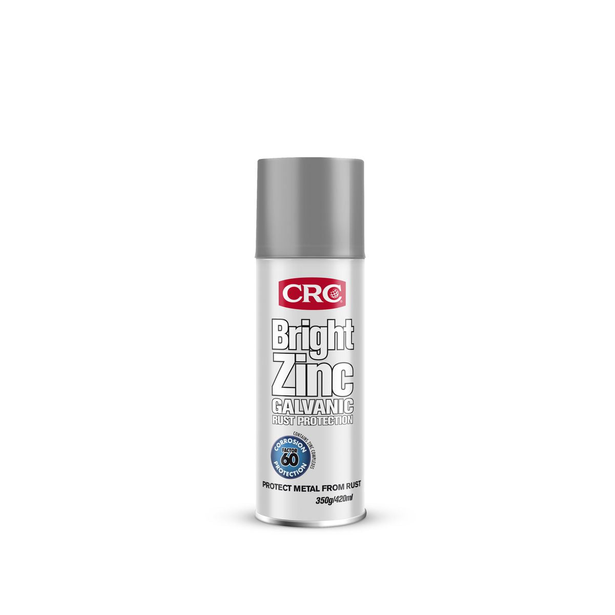 CRC Bright Zinc Galvanic Rust Protection Aerosol 350Gm - 2087
