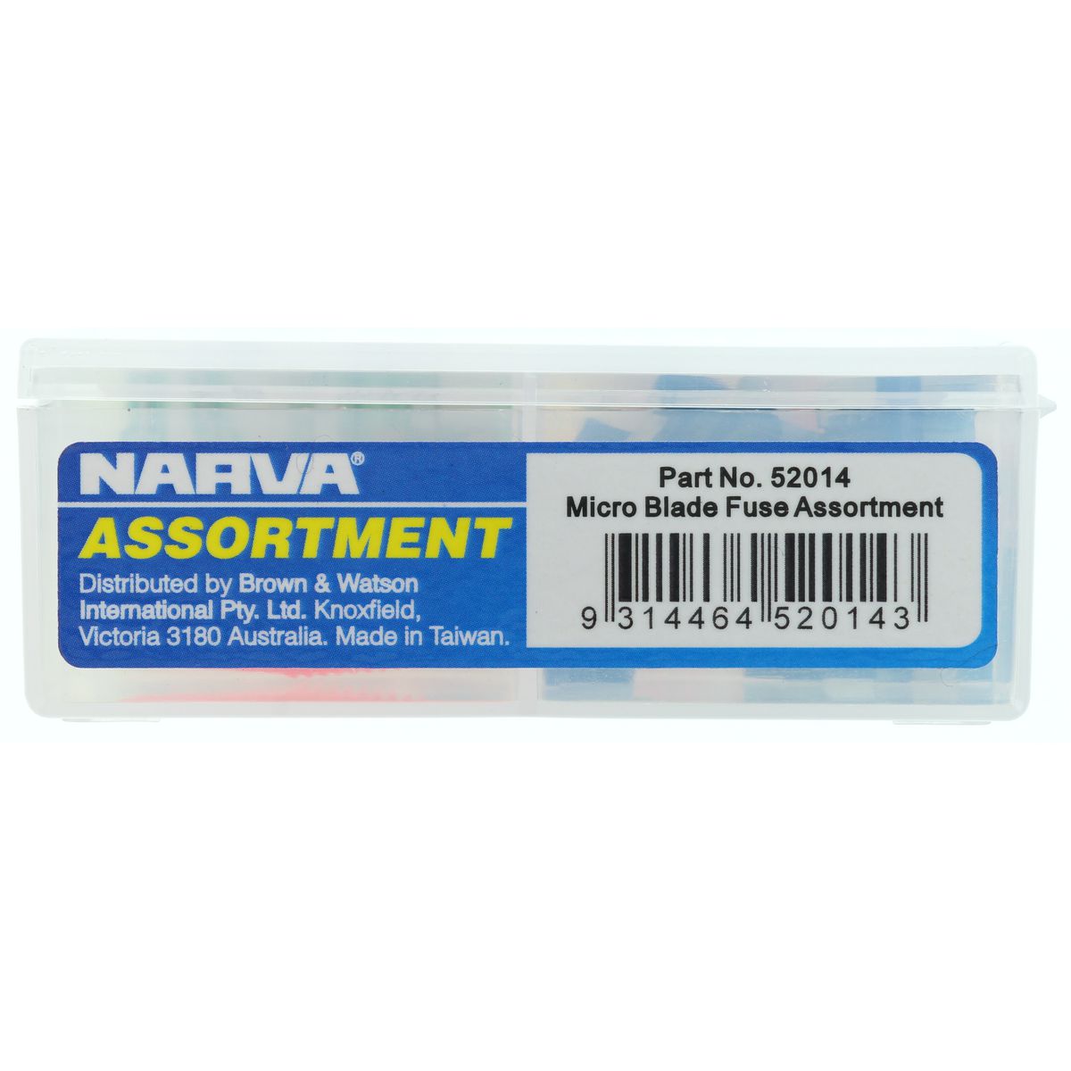 Narva Micro Blade Fuse Assortment 71 Pieces - 52014