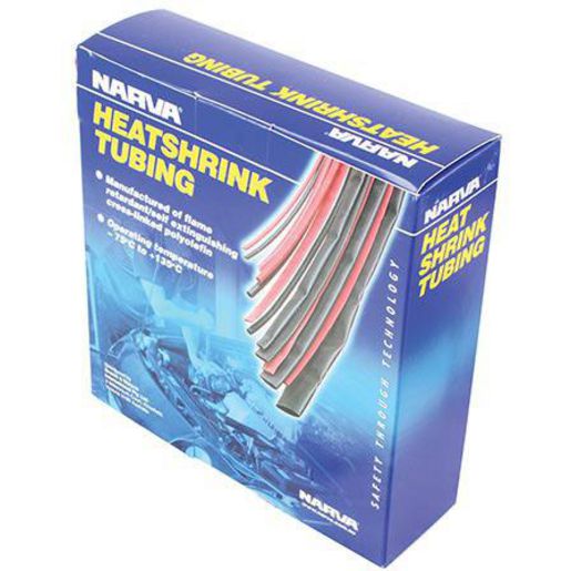 Narva Heat Shrink Standard Red ID: 9.5mm Length: 10m - 56638/10