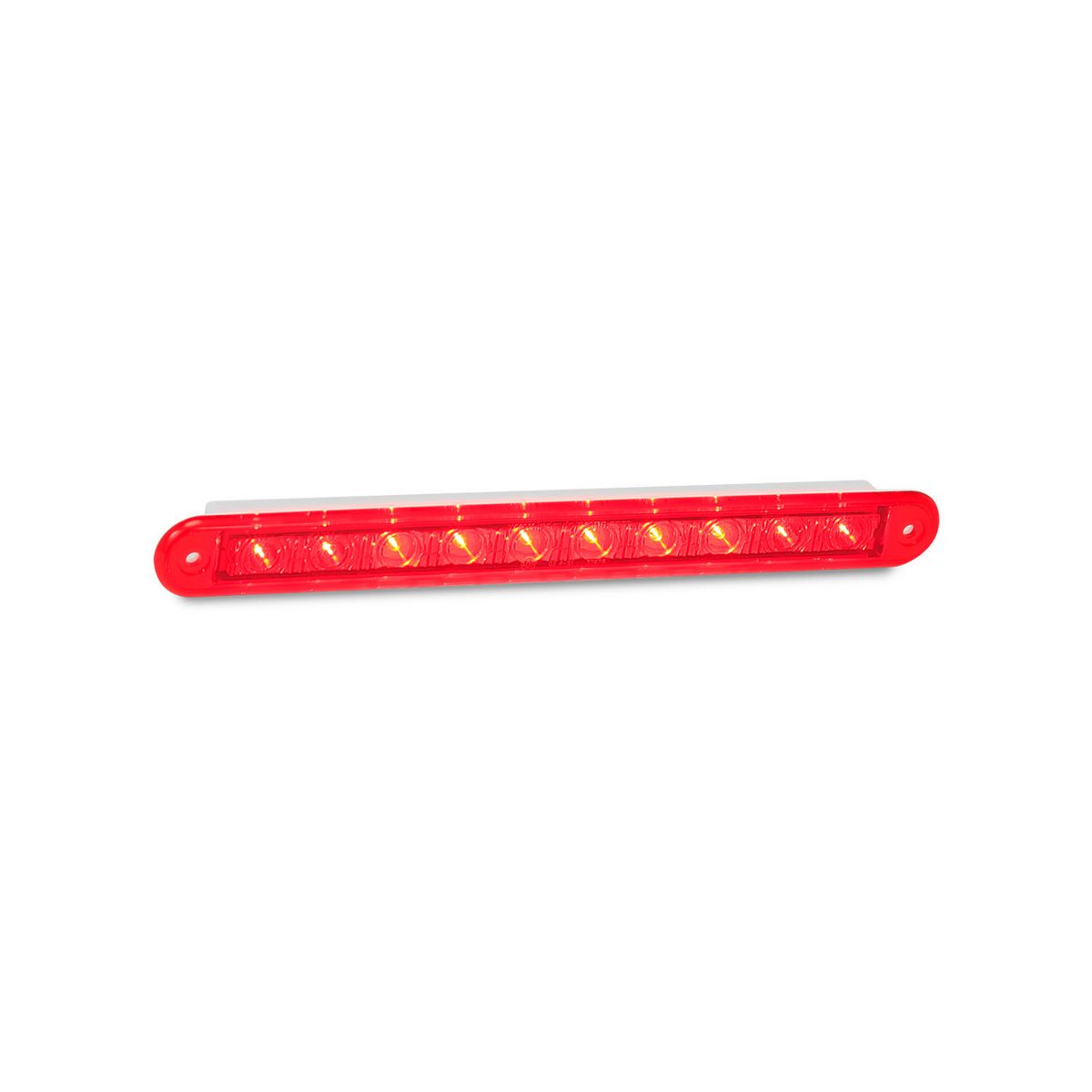 LED Autolamps 12V Stop/Tail Strip Lamp With 10 Square LEDs Recessed Mount - 235R12