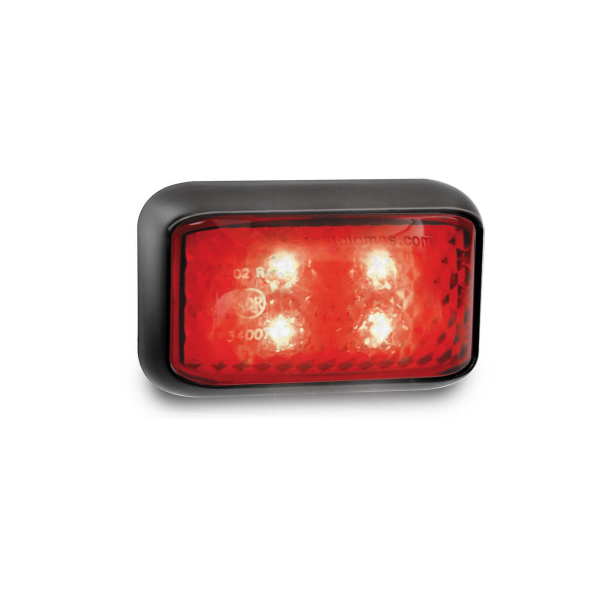 LED Autolamps 10/30V Rear Position Marker Red LED With 40cm Wire - 35RM