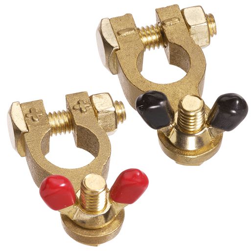 PROJECTA Brass Battery Terminal Wingnut 10 Pack - BT14-10