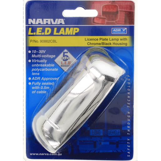 Narva Licence Plate Light LED 10 to 30V - 90862CBL