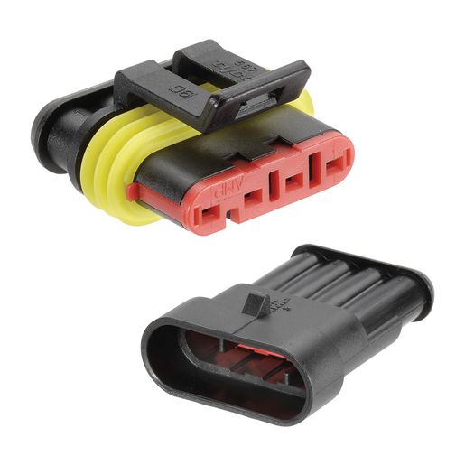 Narva Super seal Connector 4 Pole 1 Kit - 57524BL