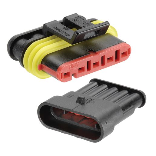 Narva Super Seal Connector 5 Pole 1 Kit - 57525BL