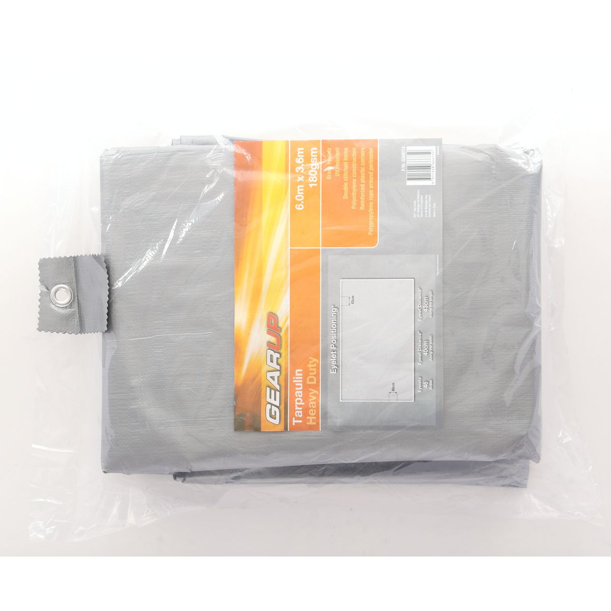 Gear Up Heavy Duty Tarpaulin Reinforced 6.0M X 3.6M