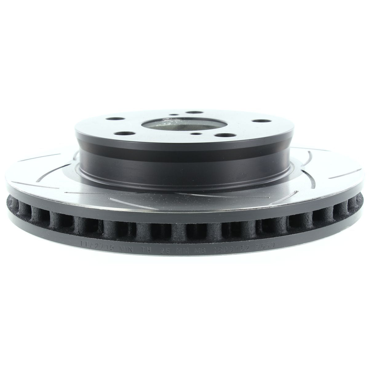 DBA Disc Brake Rotor 4X4 Survival T2 Slotted Single Front 256mm - DBA2715S