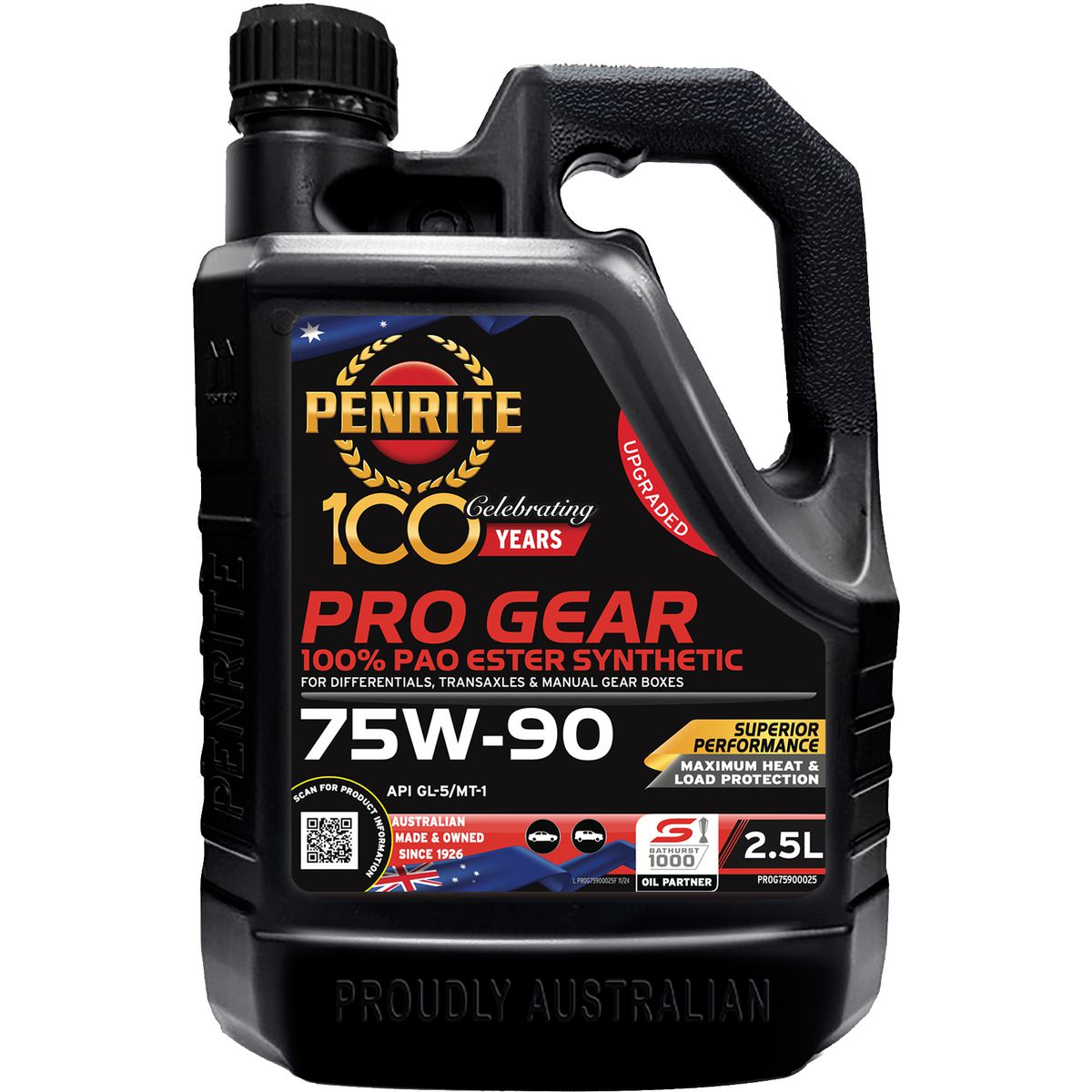 Penrite Pro Gear 75W-90 Gear Oil 2.5L - PROG75900025