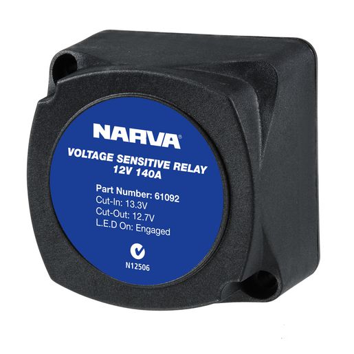 Narva Voltage Sensitive Relay 12V/140A - 61092BL