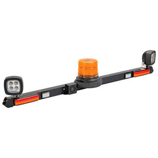 Narva Mine Bar Amber LED Beacon STIR Worklamp Reverse Alarm 1.2m - 85084A