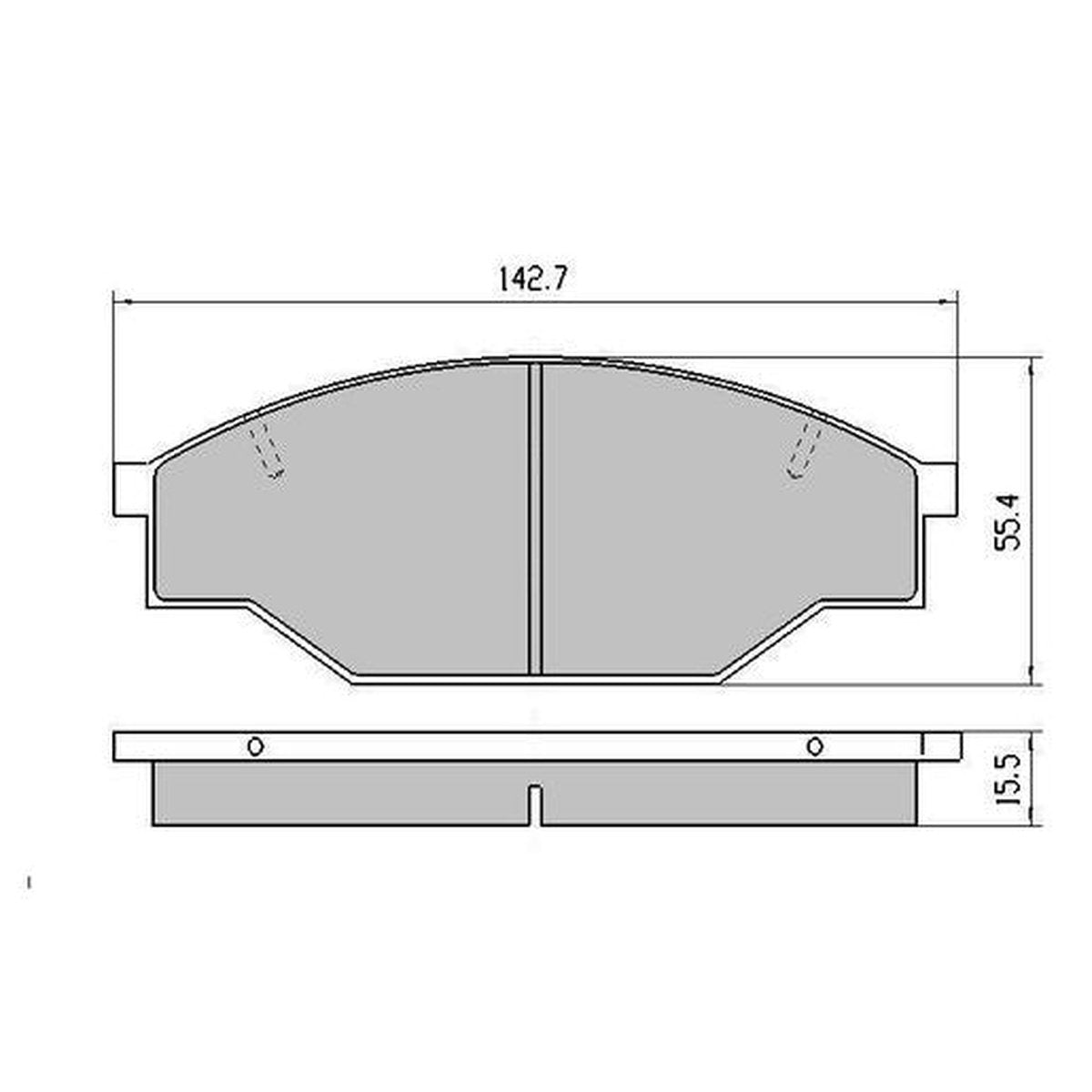 RDA Brakes Phantom Ceramic Pad Set Front - RDC318