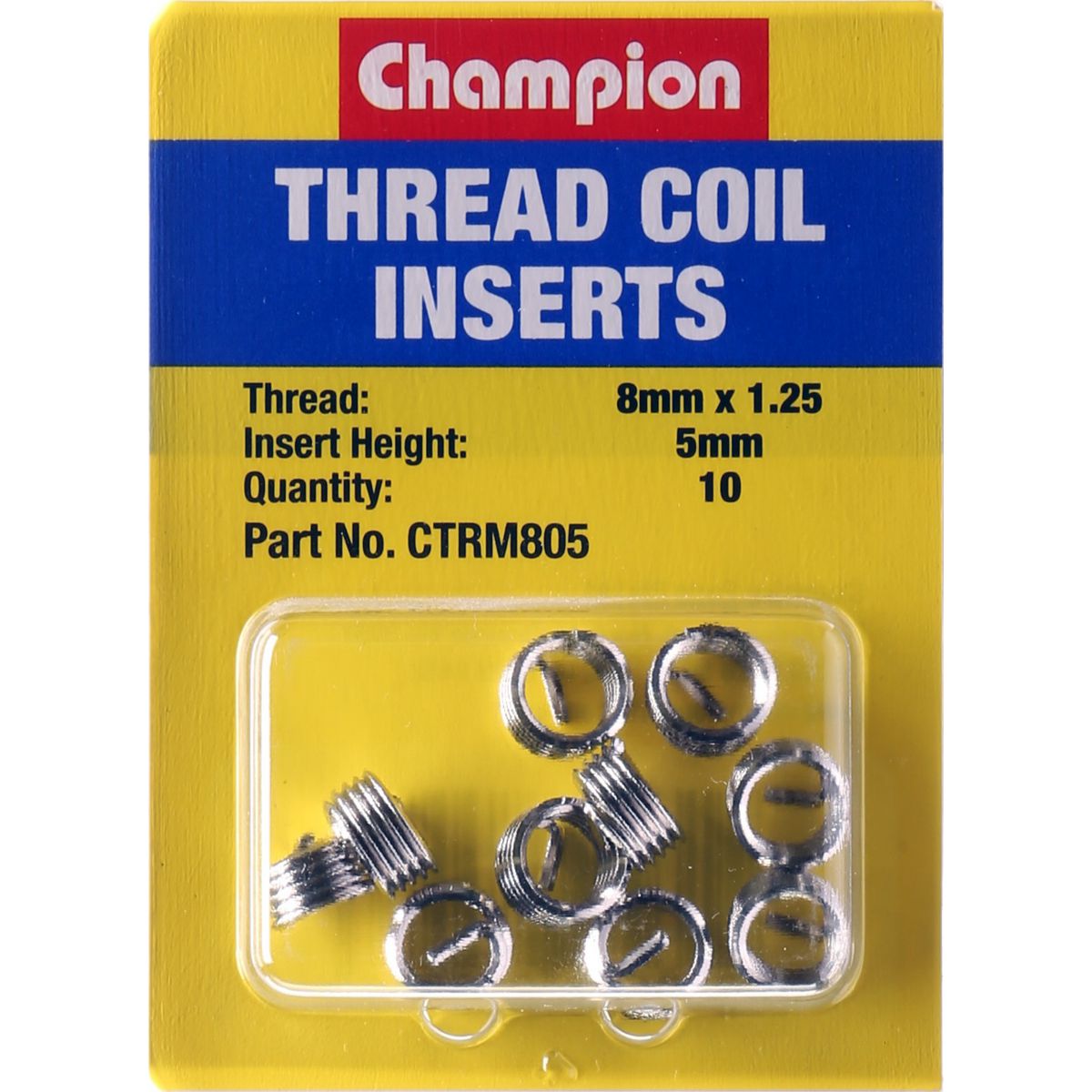Champion Thread Insert Refills M8 x 1.25 x 5mm - CTRM805