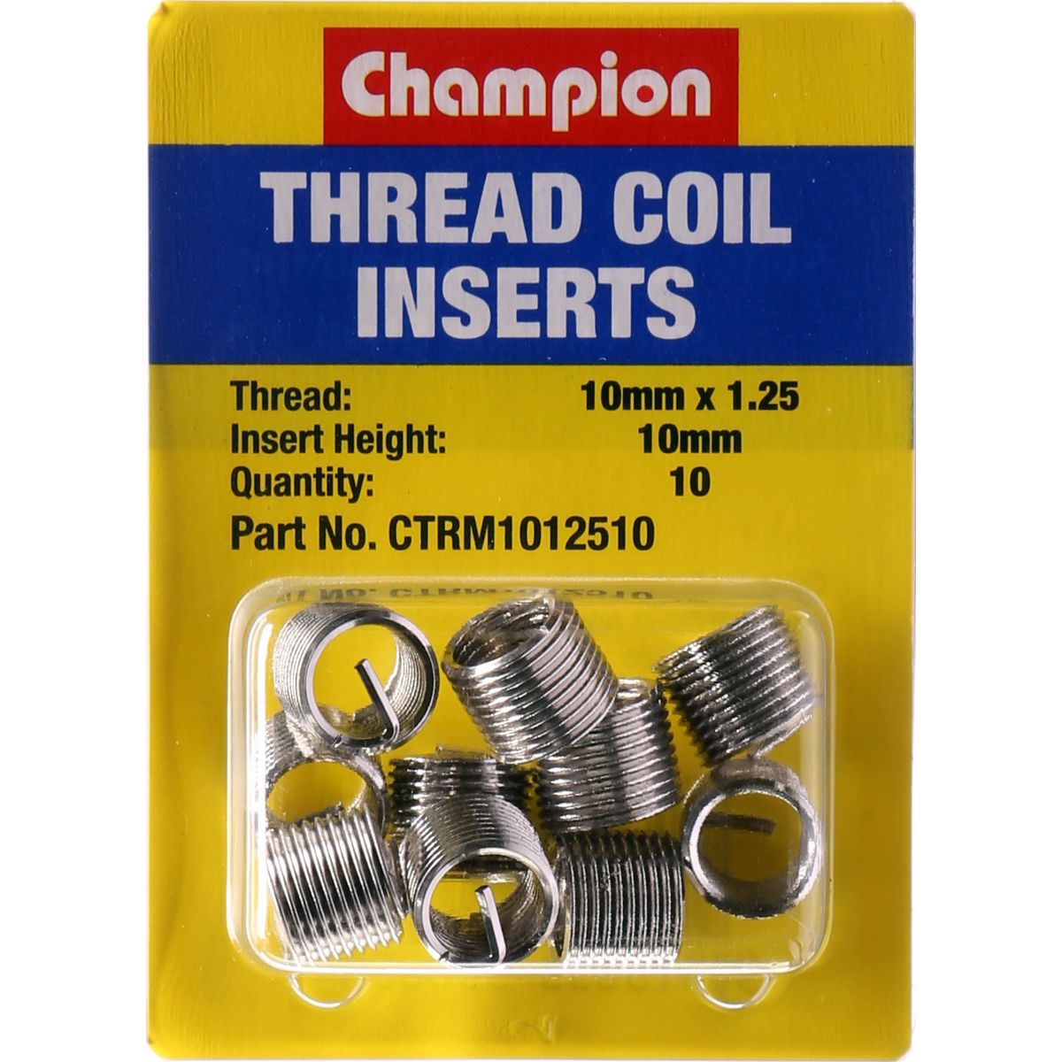 Champion Thread Insert Refills M10 x 1.25 x 10mm - CTRM1012510